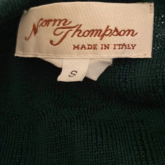 Norm Thompson Cable Knit Cardigan Sweater Italy Size Small - Picture 5 of 6
